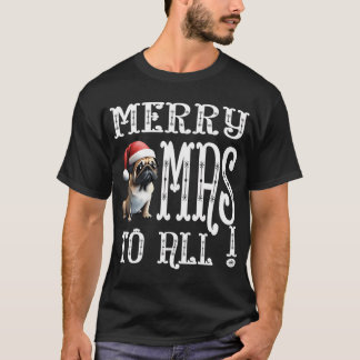 God Pugmas alla - Rolig jul Pug T Shirt