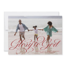 God religiösa en ljusröd jul