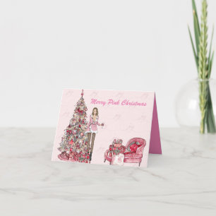 God Rosa jul Helgkort