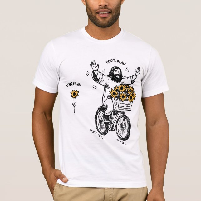 God’s Plan vs Your Plan T Shirt (Framsida)