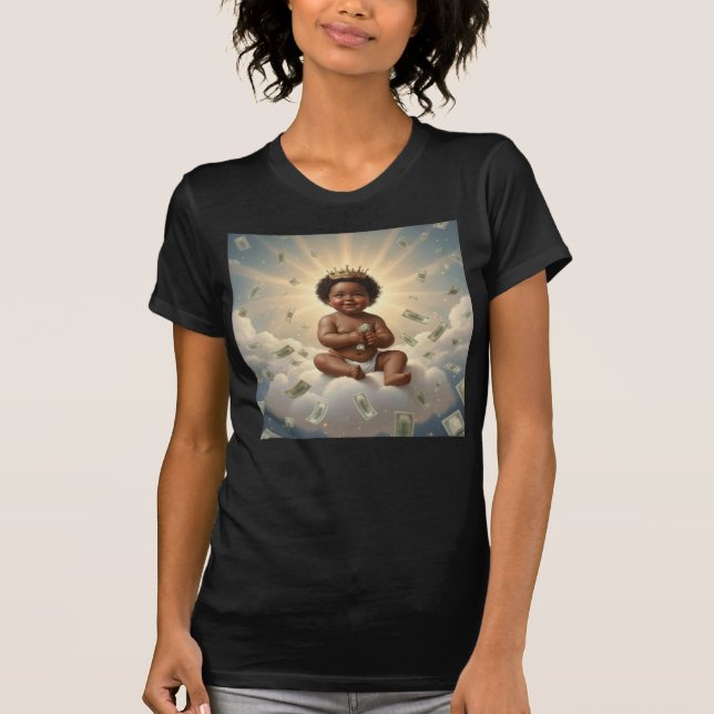 God’s Spoiled Baby Divine Abundance Blessing Art T Shirt (Framsida)
