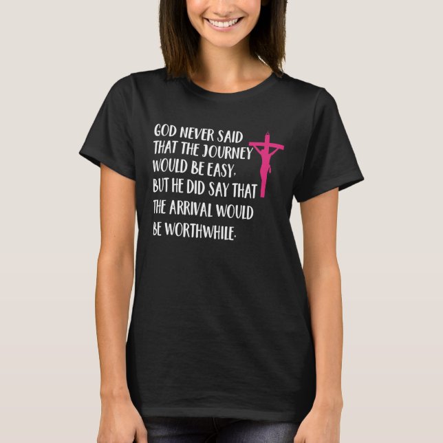 GOD SAID T-Shirt SADE ALDRIG (Framsida)