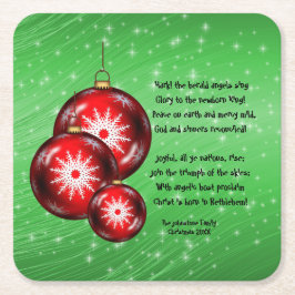 God Sång Änglar Underlägg Papper Kvadrat