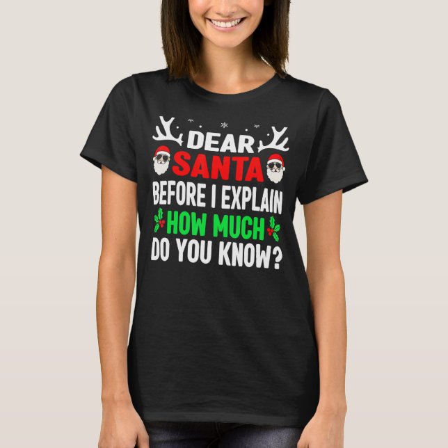 God Santa Kids-Vuxnor. T Shirt (Framsida)