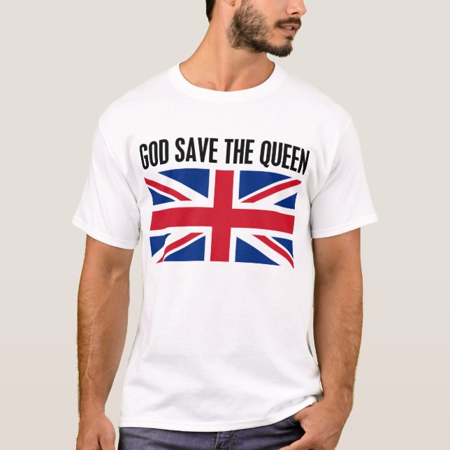 God Save The Queen T Shirt (Framsida)