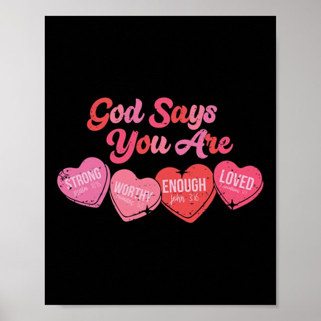 God Says You Are Valentine  Poster (Framsidan)