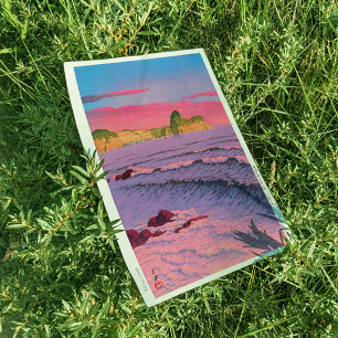 God-Sea-at-Shiribeshi-by-Kawase-Hasui Poster