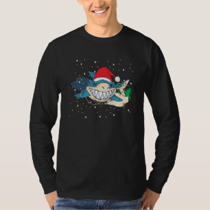 God Shark jul T Shirt