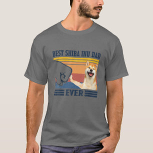 God Shiba Inu Pappa Fars dag Jul T Shirt