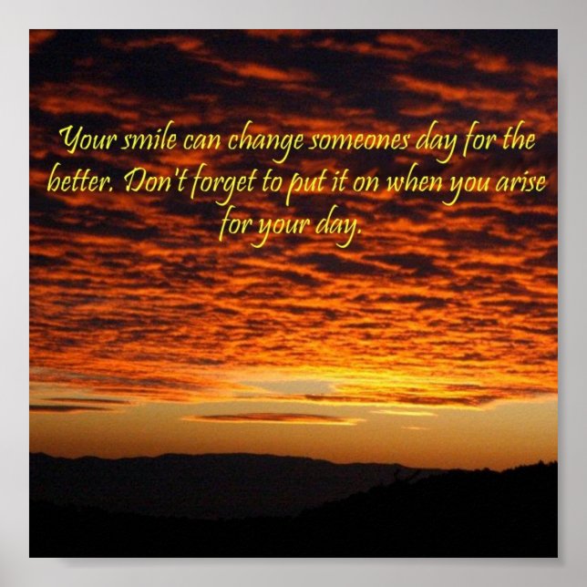 God Smile Poster (Framsidan)