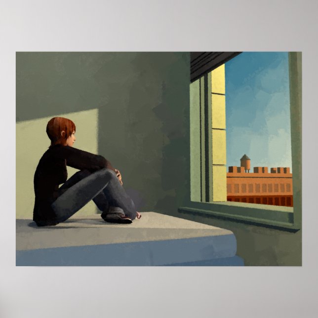 God sol efecto pintura poster (Framsidan)