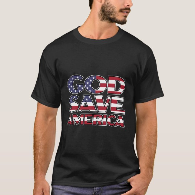 God Spara America T Shirt (Framsida)