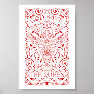 God spara, drottningen poster