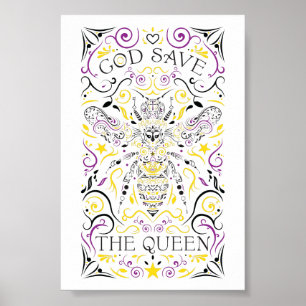 God spara, drottningen poster