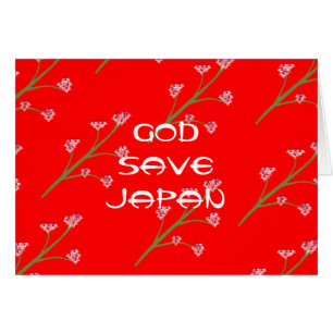 GOD SPARA JAPAN HÄLSNINGSKORT