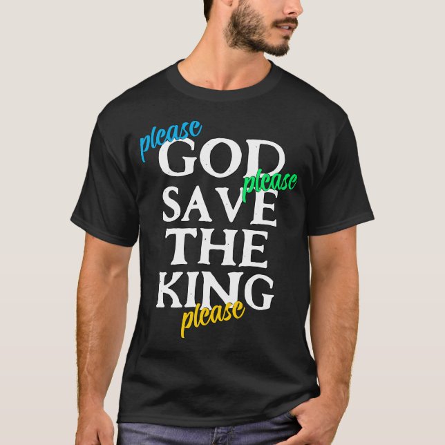 GOD SPARA KUNG Charles T Shirt (Framsida)