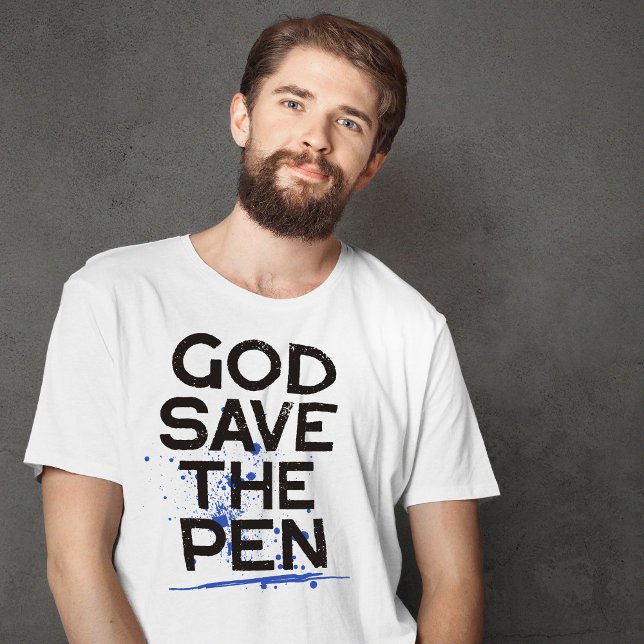 God Spara Pen Funny Kung Charles III T Shirt (Skapare uppladdad)