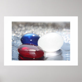 God Spara Queen Sea Glass Poster