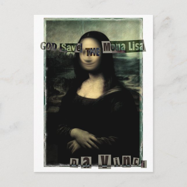 GOD_SPARA_THE_MONA_LISA VYKORT (Framsida)