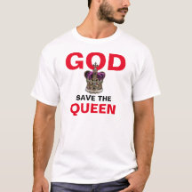 GOD SPARA THE QUEEN - Queen Elizabeth II T-Shirt