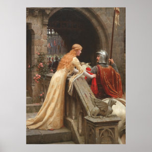 God Speed av Edmund Blair Leighton, c. 1900 Poster