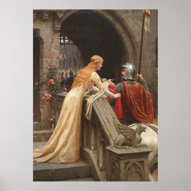 God Speed av Edmund Blair Leighton, c. 1900 Poster (Framsidan)
