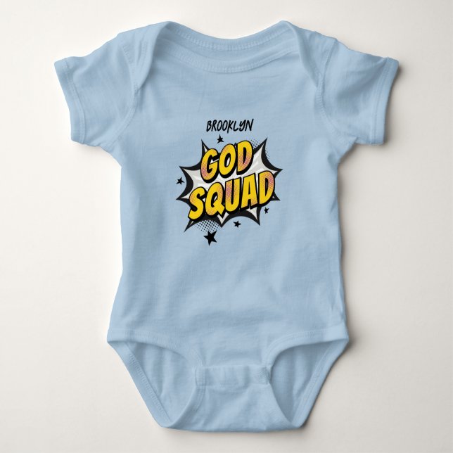 God Squad Christian Youth group Söndag T Shirt (Framsida)
