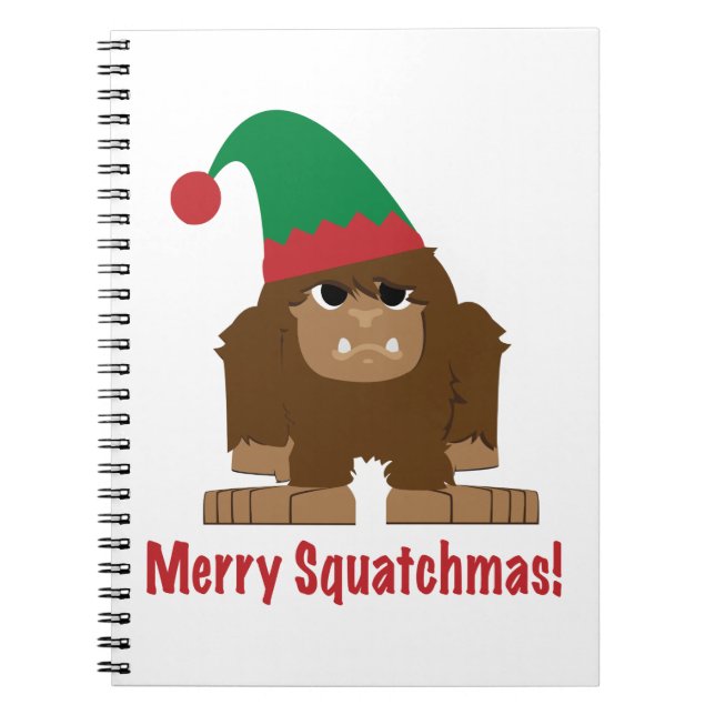 God Squatchmas! Anteckningsbok (Framsidan)