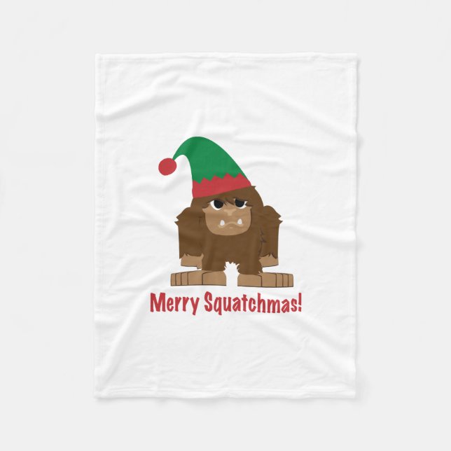 God Squatchmas! Fleecefilt (Framsidan)