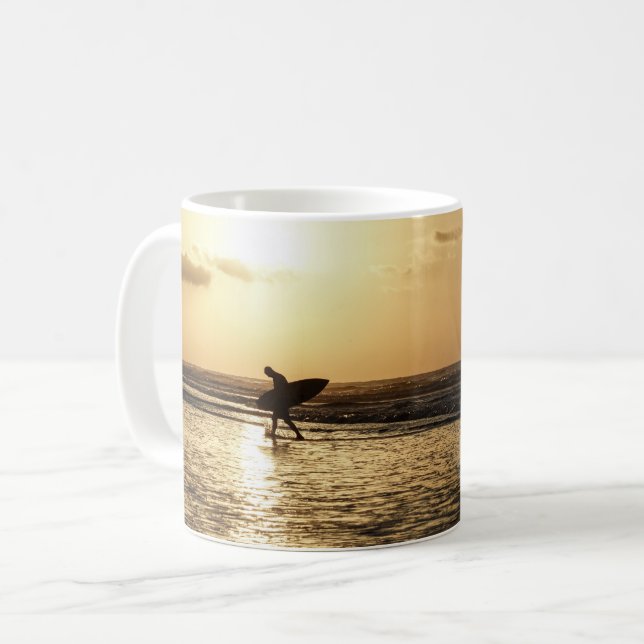 God Surfer Coffee Mugg (Framsida vänster)