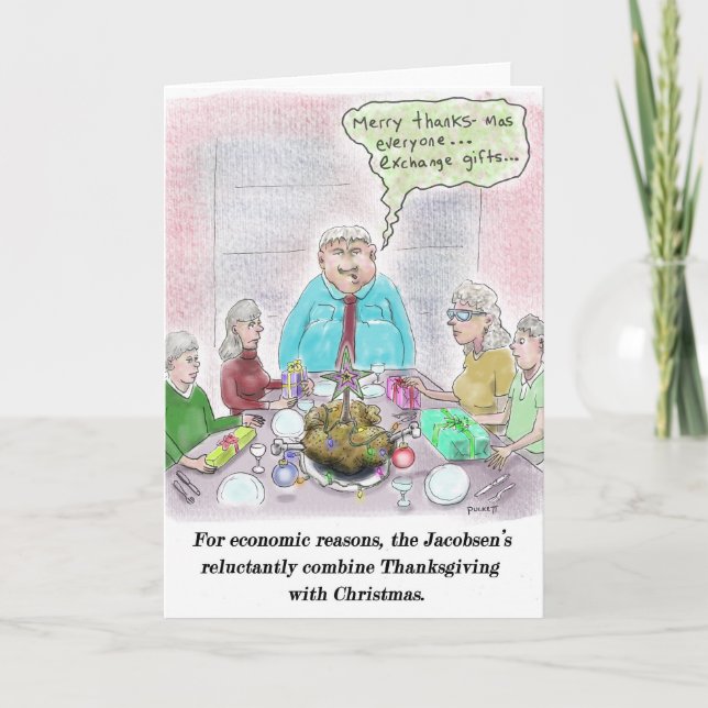 God tack-mas! helgkort (Framsida)