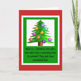 God Vasectomy Bollar Helgkort