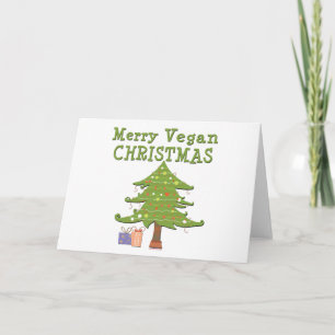 God Vegansk jul Helgkort