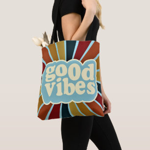 God Vibes Birthday, återanvändbar, resande Tote Ba Tygkasse