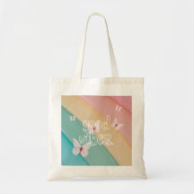 God Vibes Butterflies (inte Pastel) Tote Bag