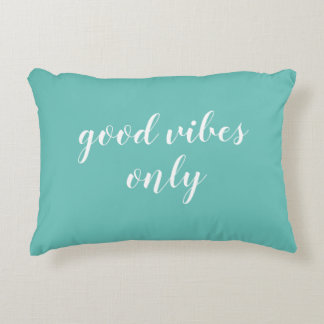 God Vibes endast Beach Turcoise accent Pillow Prydnadskudde