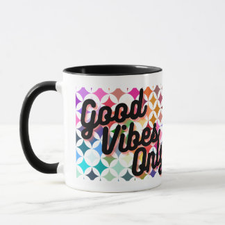 God Vibes Endast kaffe Mugg