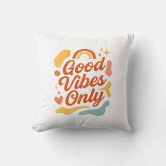 God Vibes Endast Pillow | Färgstark inspirerande Kudde