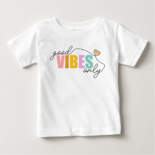 God Vibes Endast Rainbow Heart T Shirt