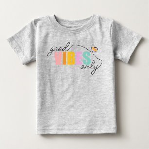 God Vibes Endast Rainbow Heart T Shirt