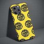 God Vibes Gult Trendig Modern enkel typografi<br><div class="desc">Trendiget Good Vibes Gult Modern Simple Typography Mönster iPhone 14 Smart Phone Case har en enkel utformning av texten "Good Vibes" i modern svart typografi på gultens bakgrund. Designad av ©Evco Studio www.zazzle.com/store/evcostudio</div>