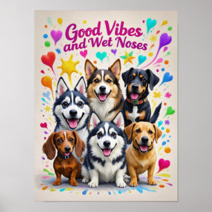 God Vibes och Blöt Neses Speldoodlar Poster