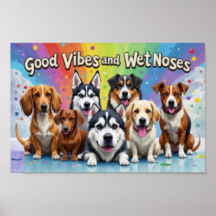 God Vibes och Blöt Neses Speldoodlar Poster