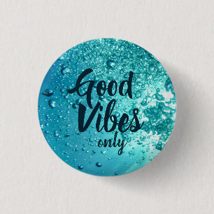 God Vibes och Coola Blue Vatten Knapp