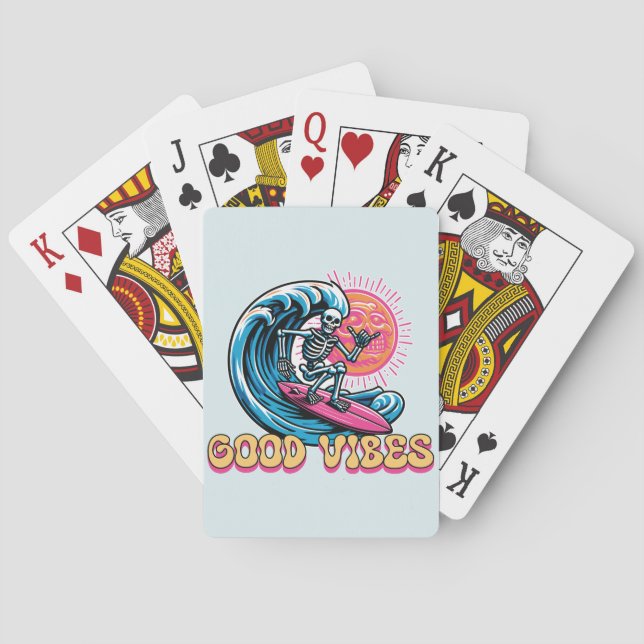 God Vibes - Surfing - Sommar Vibes Casinokort (Baksidan)