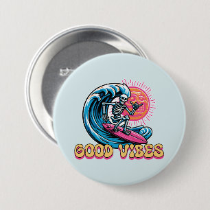 God Vibes - Surfing - Sommar Vibes Knapp