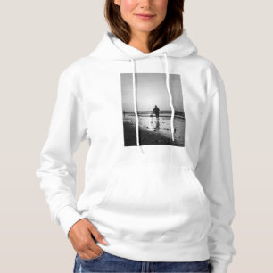 God Walk Grayscale Hoodie T Shirt