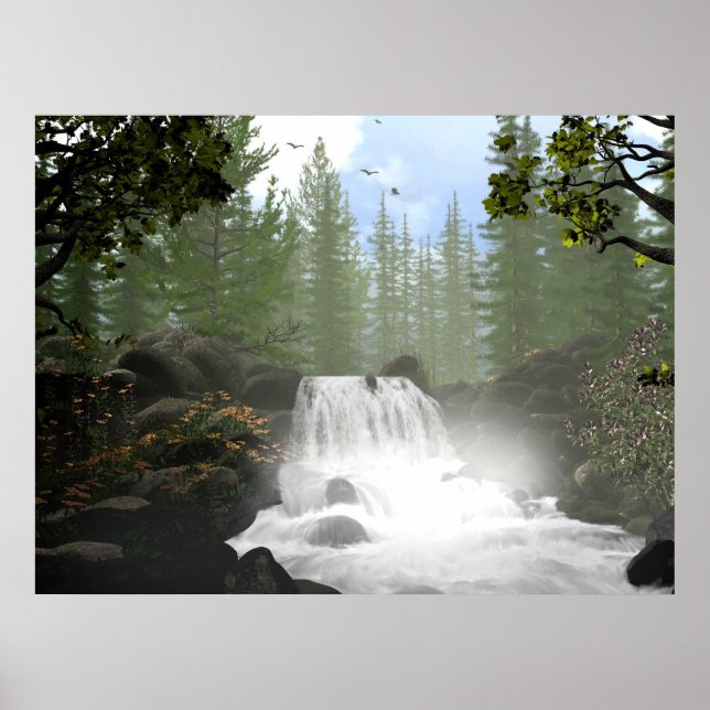 God Waterfall Poster (Framsidan)