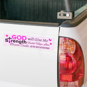 GOD Will Ge Me Strength Bildekal