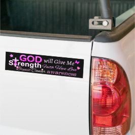GOD Will Ge Me Strength Bildekal
